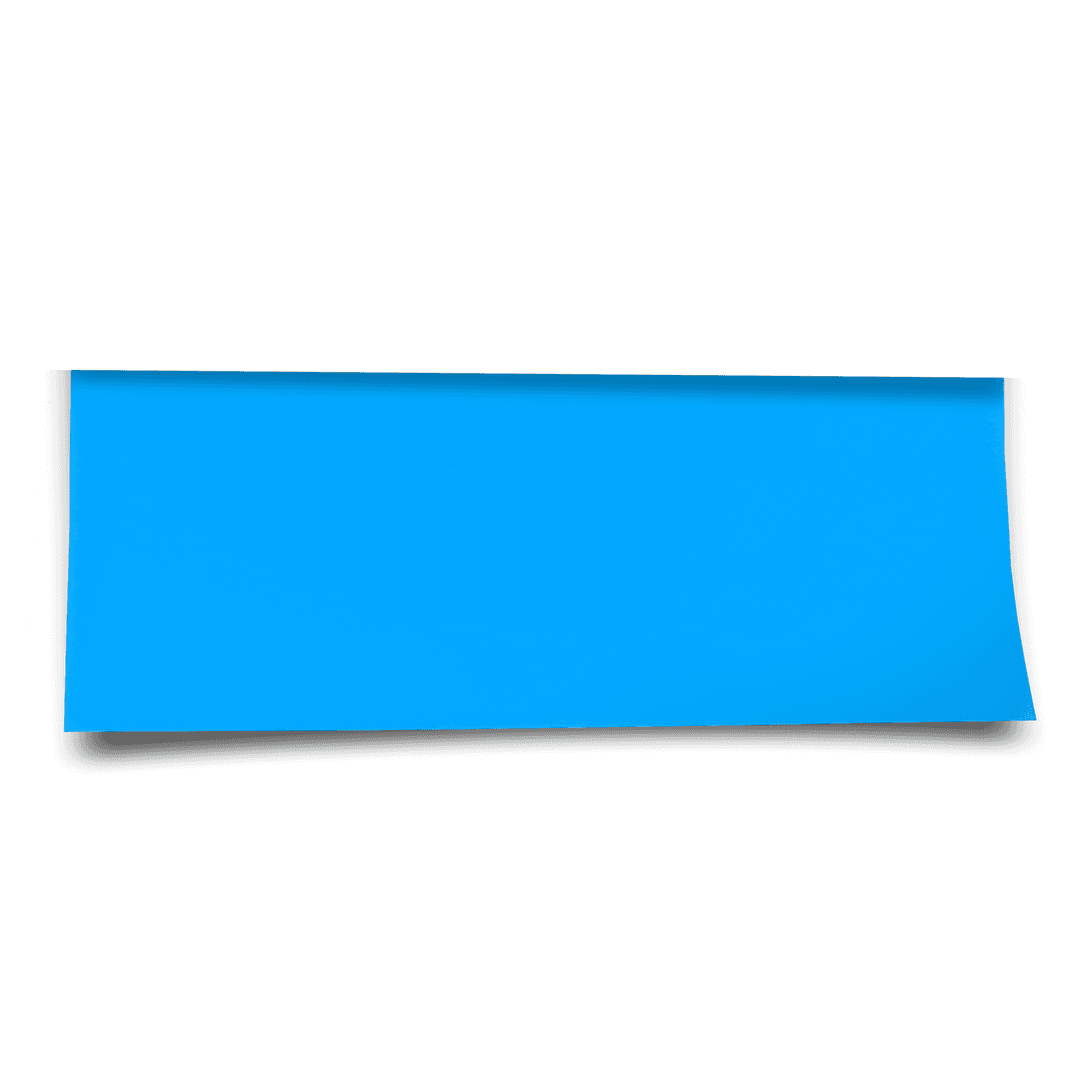 Blue Abstract Rectangular Shape on Transparent Background Illustration