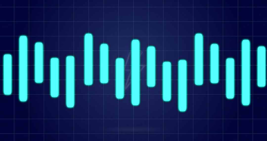 Abstract Digital Graphs with Circular Flash and Bars