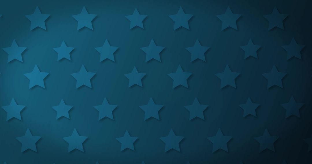 Blue Background with Pulsating Stars Pattern Concept