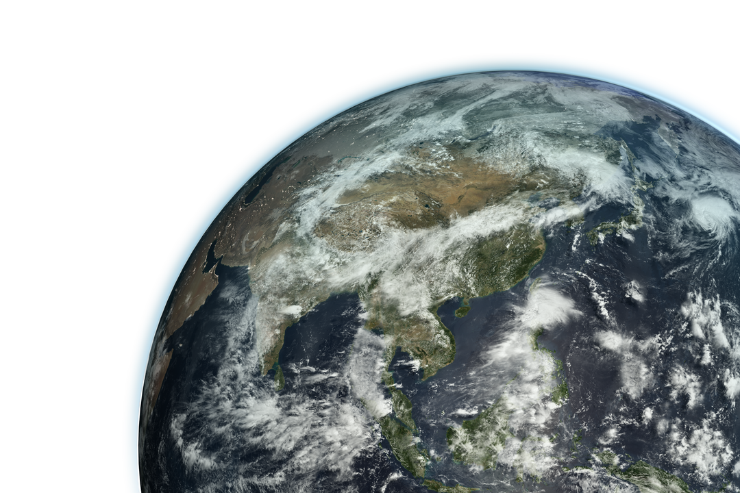 Highly Detailed Transparent Graphic of Planet Earth from Space - Download Free Stock Images Pikwizard.com