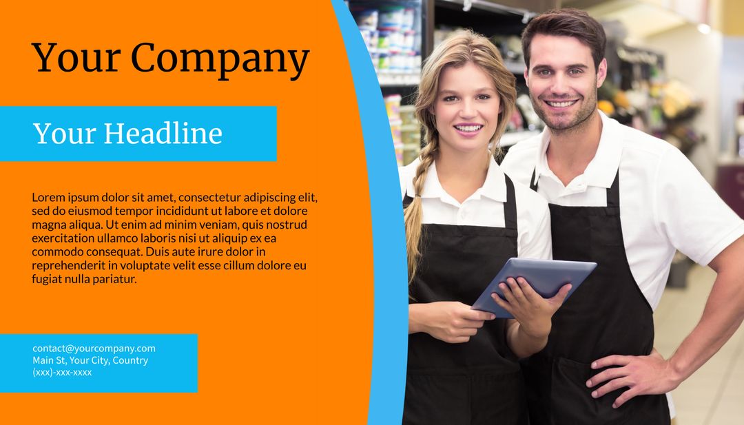 Happy Retail Team Emphasizing Broader Partnership Message