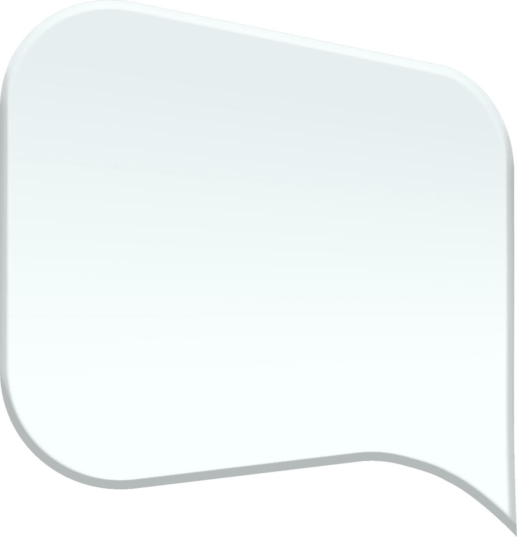 Transparent Speech Bubble Illustration with Gradients