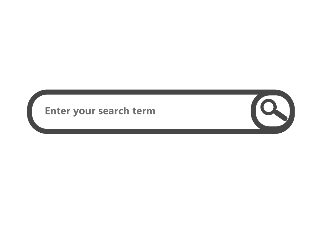 Transparent Vector of Search Bar Interface Design on Isolated Background - Download Free Stock Images Pikwizard.com