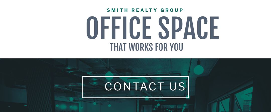 Modern Commercial Real Estate Ad with Contact Information