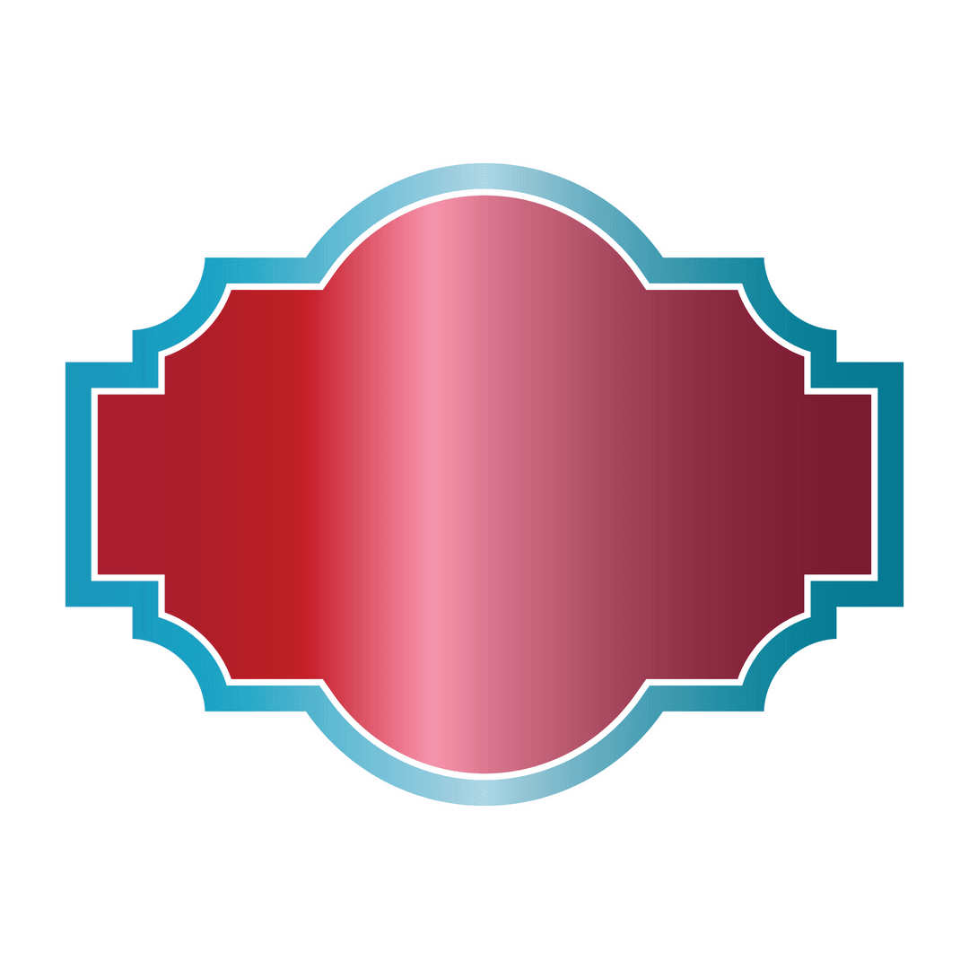 Transparent Red Frame with Blue Border Gradient Background - Download Free Stock Images Pikwizard.com