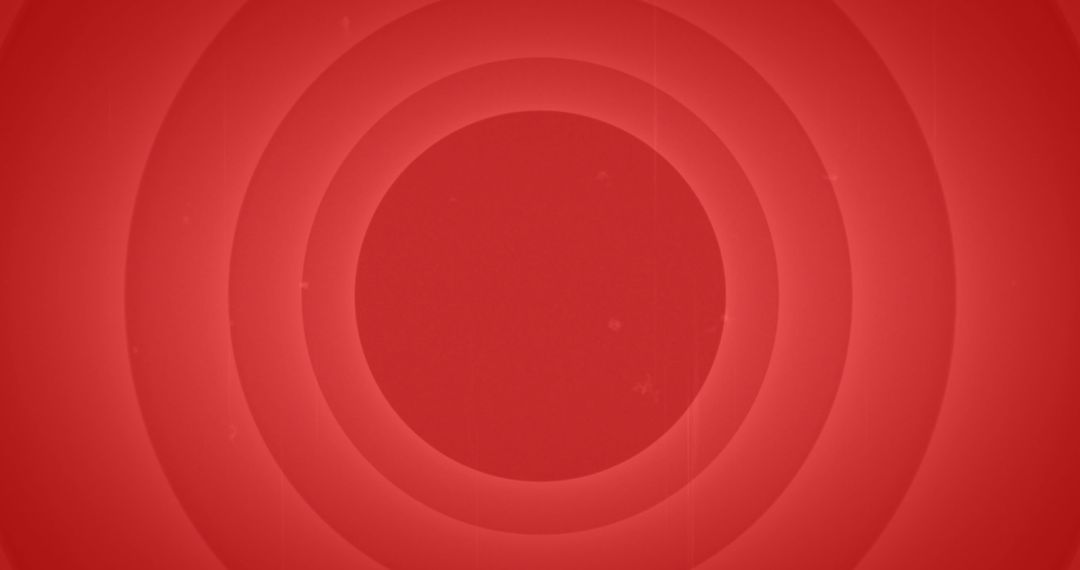 Vibrant Red Concentric Circles Abstract Background Pattern