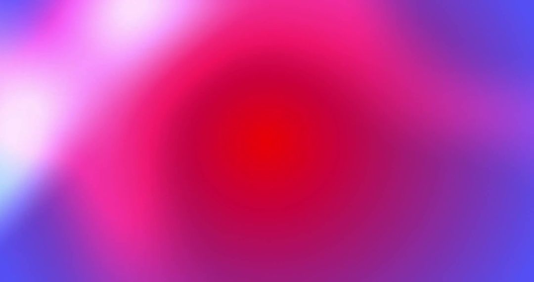 Bright Abstract Moving Shapes on Vivid Blue Background