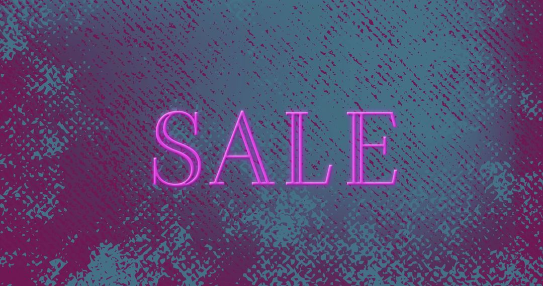 Digital Sparkling Sale Text on Textured Background
