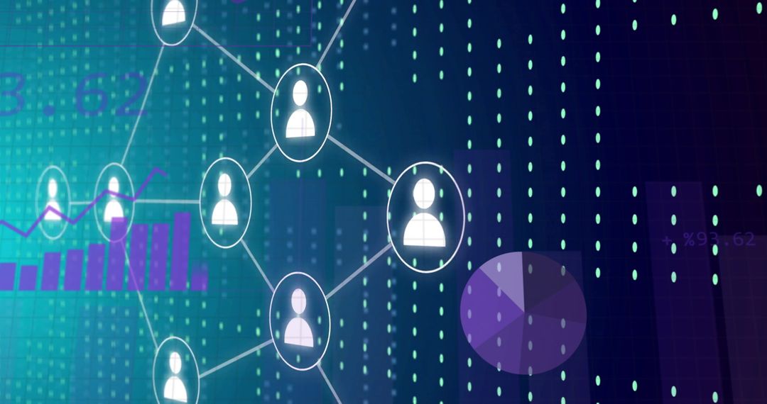 Digital Network Connections in Data Analytics Overlay