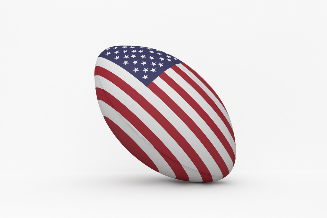 American flag rugby ball with transparent background - Download Free Stock Images Pikwizard.com