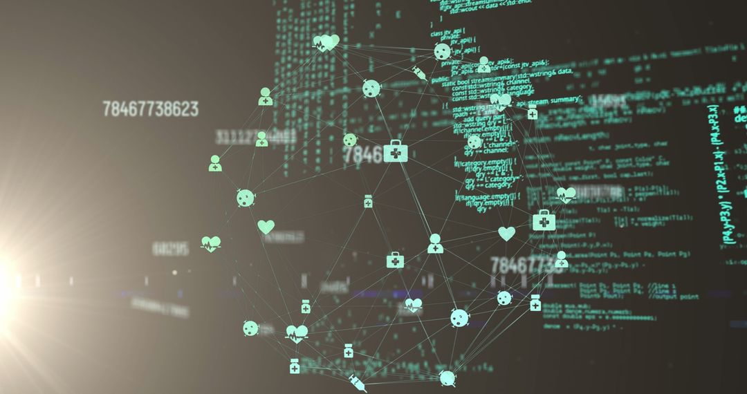 Global Network Connections with Data Symbols