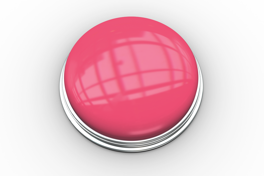 Red Button Illustration on Transparent Background for Technology Concept - Download Free Stock Images Pikwizard.com