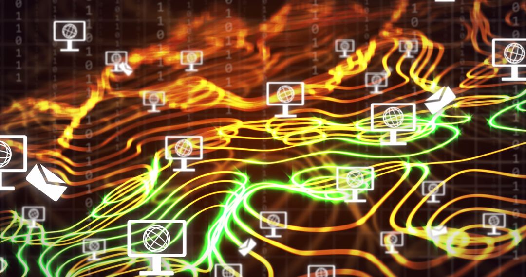 Visualizing Global Network of Data and Technology - Free Images, Stock Photos and Pictures on Pikwizard.com