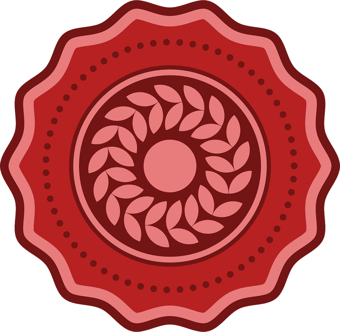Abstract Red Circular Pattern on Transparent Background - Download Free Stock Images Pikwizard.com