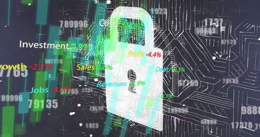 Abstract Data Processing with Financial Metrics Overlay