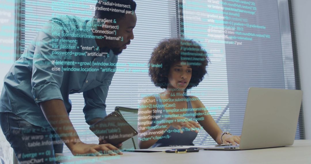 Diverse Professionals Collaborating on Software Development