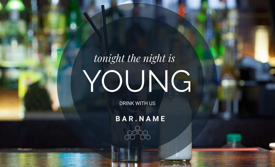 Captivating Nightlife Vibes with Cocktail at Bar