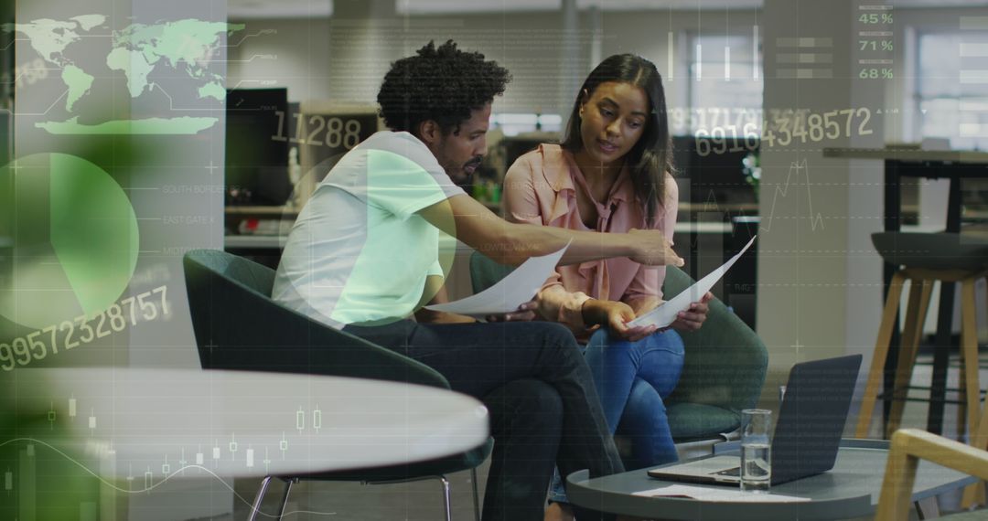 Global Business Professionals Discussing Financial Solutions