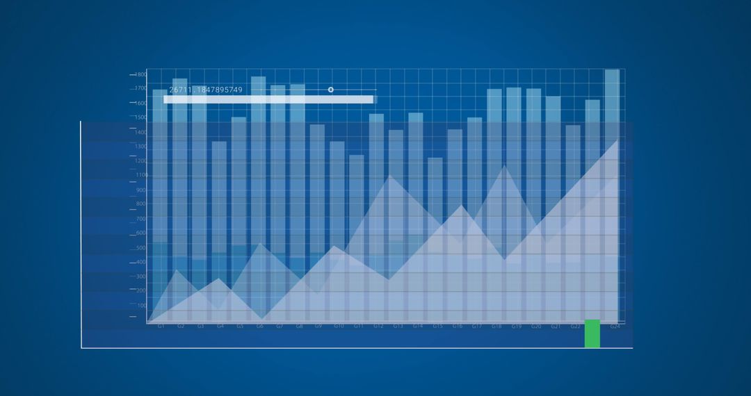 Digital Holographic Business Growth Charts