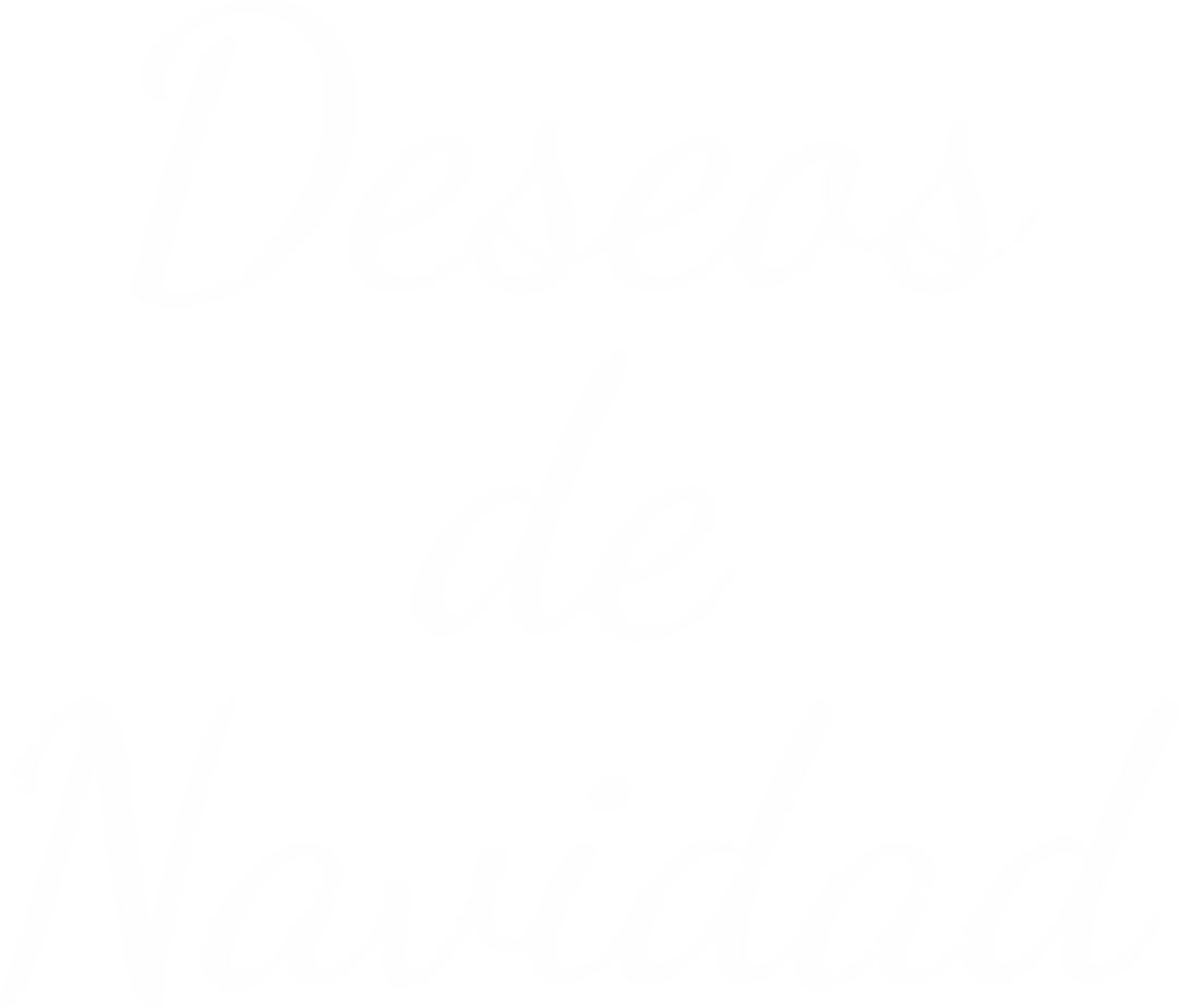 Festive Deseos de Navidad Text on Transparent Background