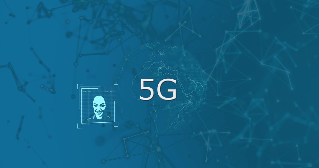 5G Network AI Portrait Technology with Global Connectivity