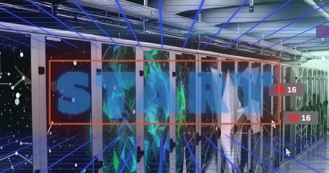 Digital Connectivity Concept with Server Infrastructure