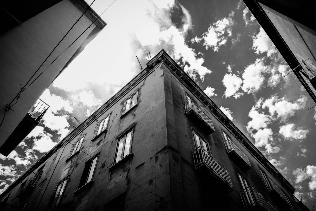 Grey Scale Photo of Building during Daytime - Free Images, Stock Photos and Pictures on Pikwizard.com