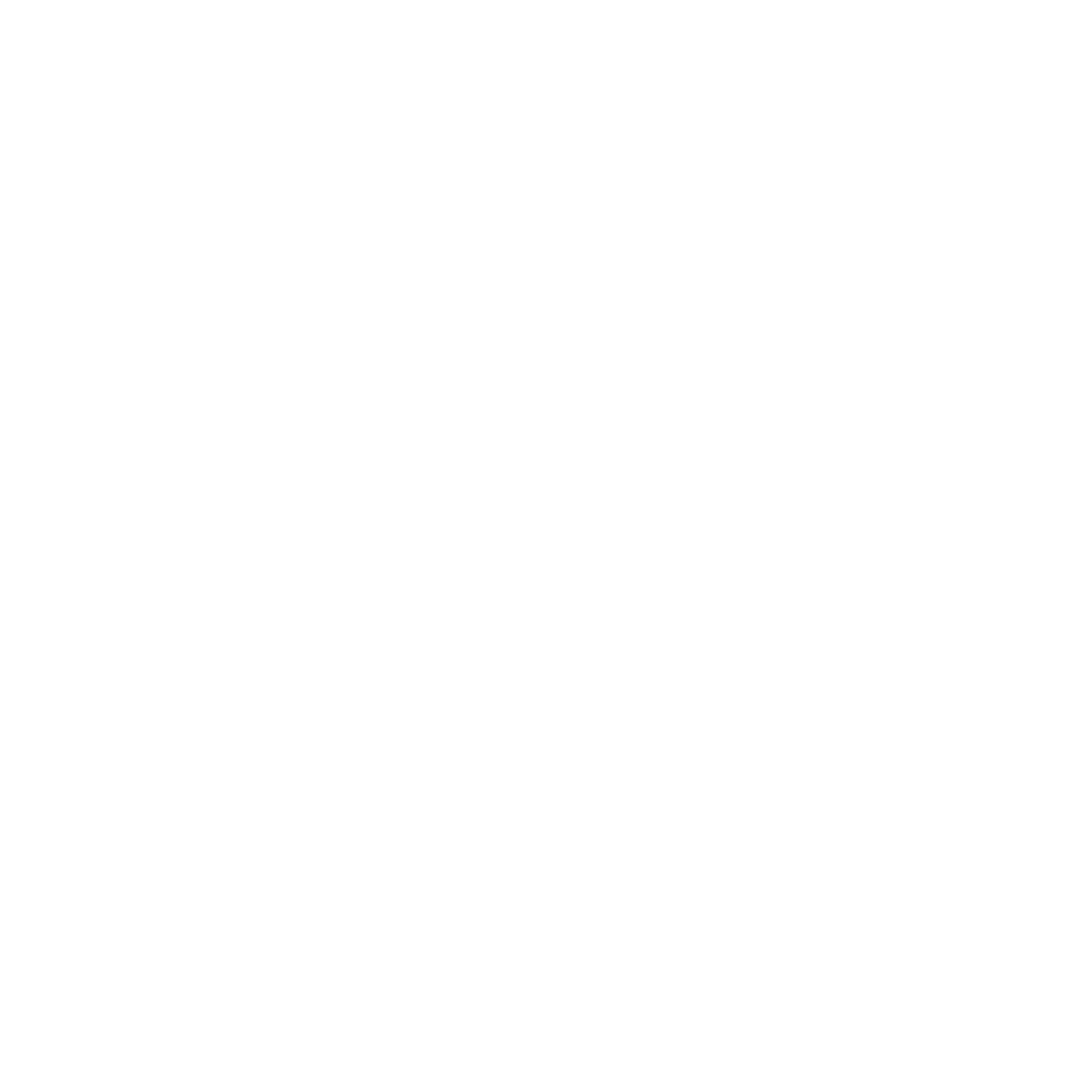 Pattern of White Hearts on Transparent Background