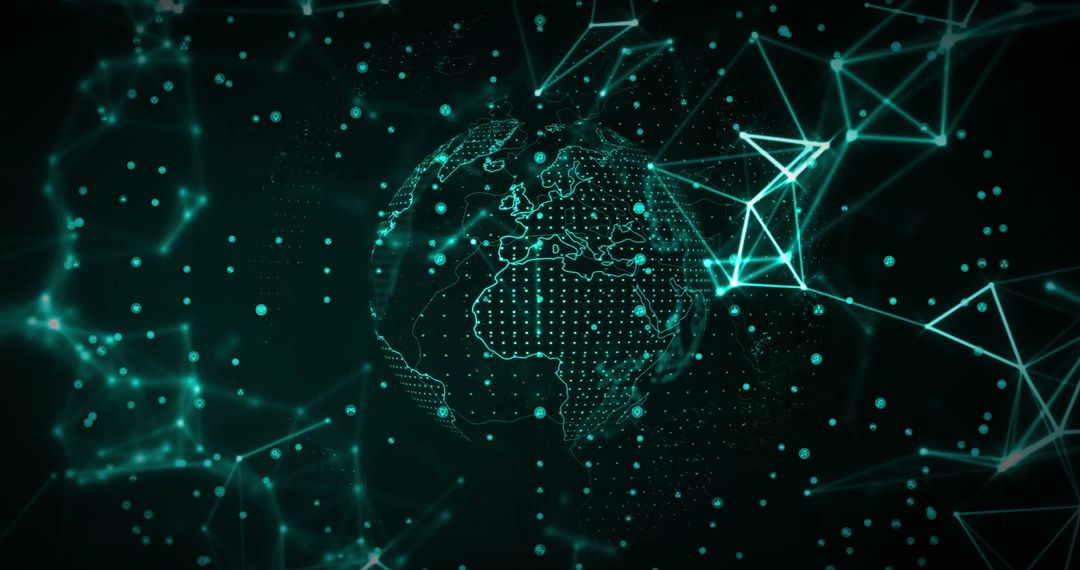 Global Network and Data Connections Concept