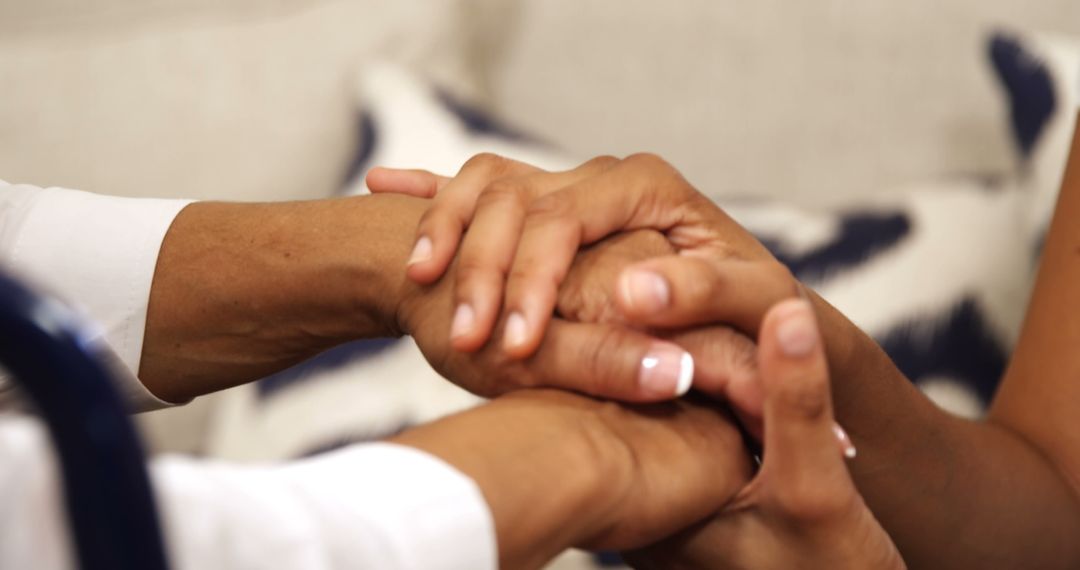 Close-up of People Holding Hands in Support and Comfort - Free Images, Stock Photos and Pictures on Pikwizard.com