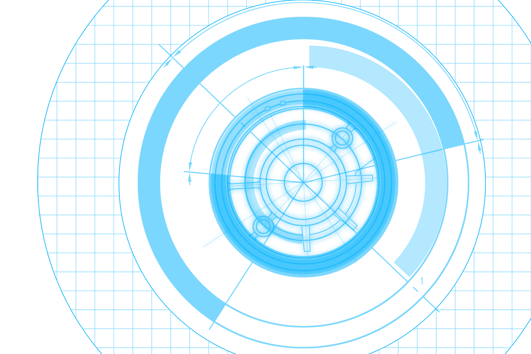 Digital Blue Grid Scope Scanning on Transparent Background Vector - Download Free Stock Images Pikwizard.com