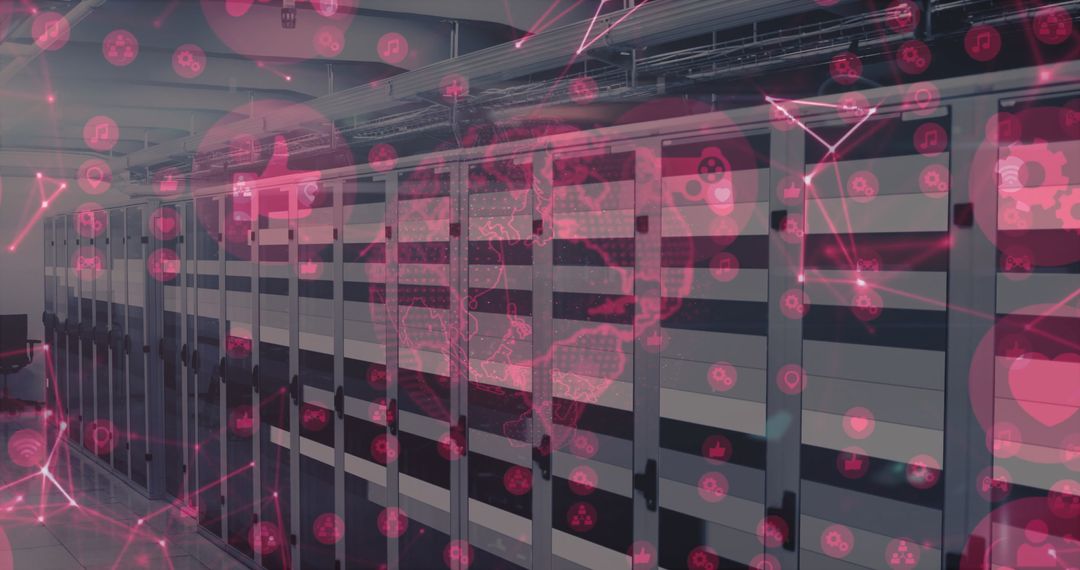 Data Server Network Visualization with Digital Error Matrix