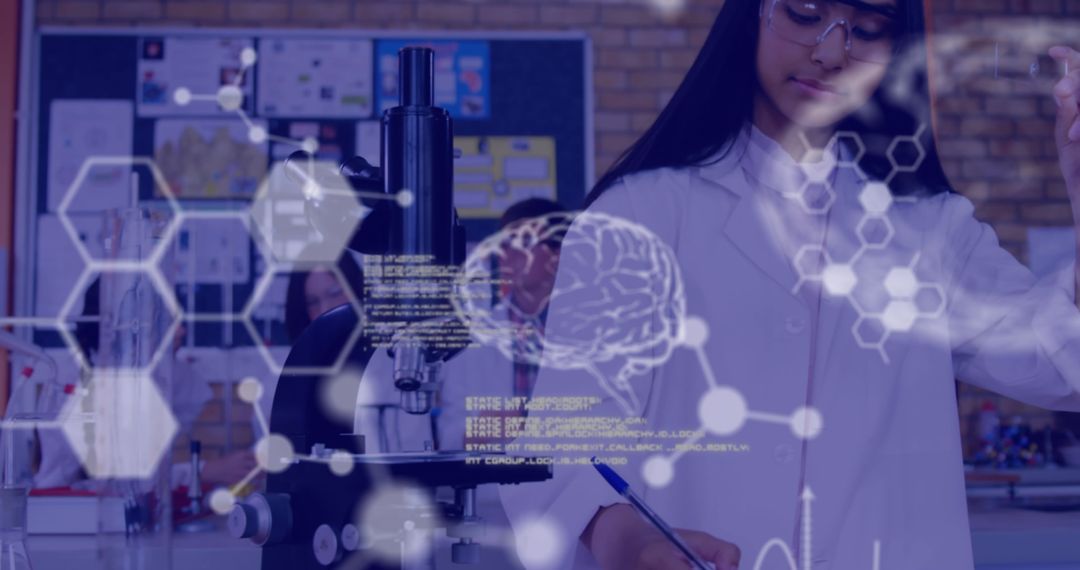 Student Engaging in Scientific Research in Laboratory Setting