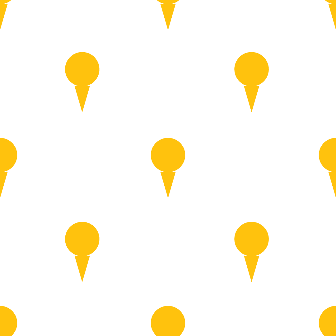 Transparent yellow map pointers pattern on black background