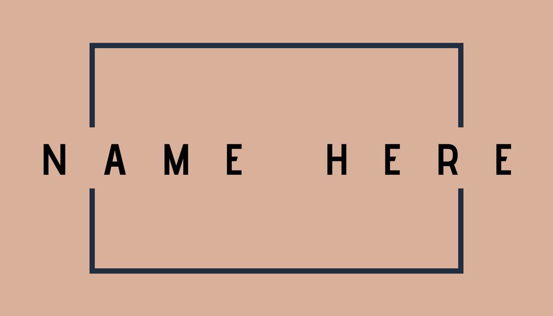 Minimalist Branding Design Template with Name Placeholder - Download Free Stock Images Pikwizard.com