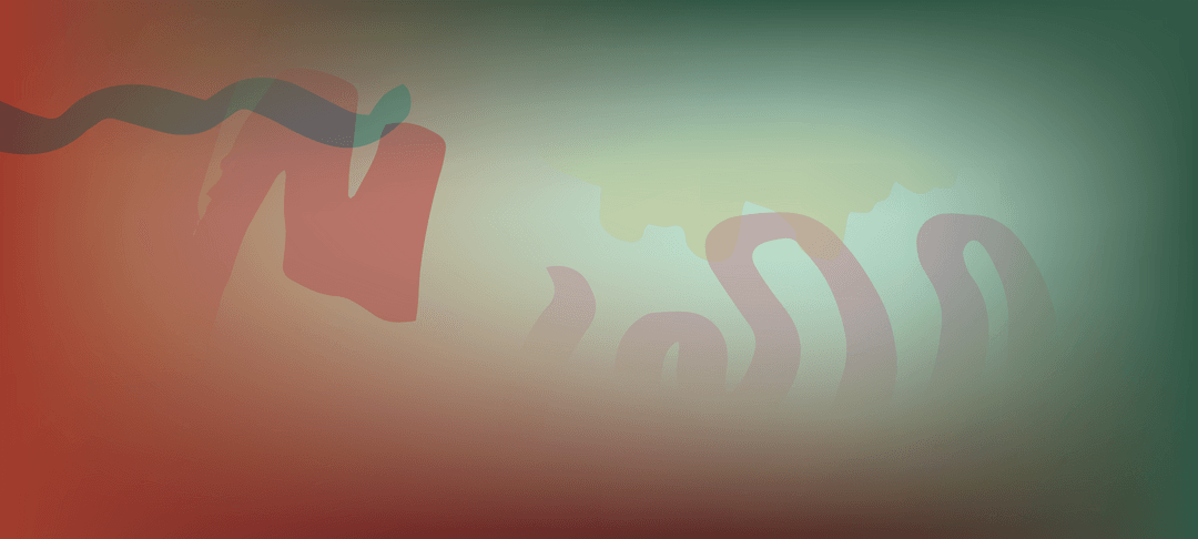 Colorful Abstract Squiggles on Transparent Background Vector