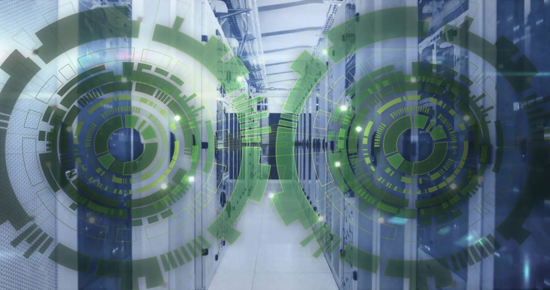 Digital Data Processing Circuits Overlay on Modern Servers