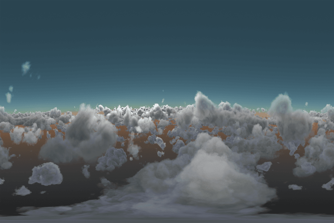 Transparent Atmospheric Cloudy Sky Iridescent Colors