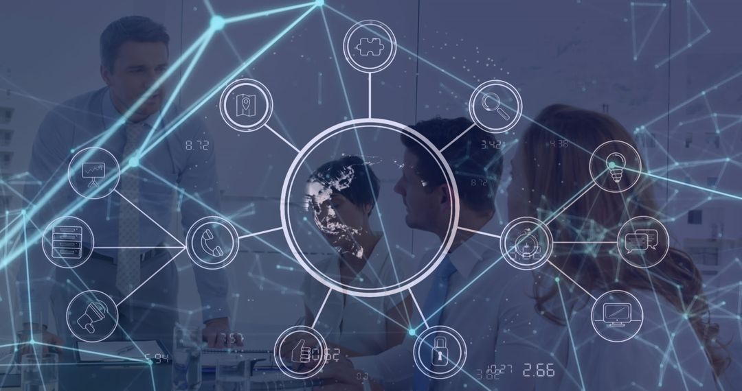 Diverse Business Team Discussing Digital Interface Ideas