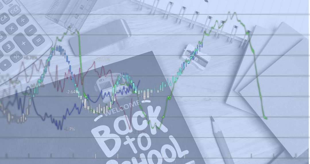 Education Trends in Digital Era: Back to School and Data Analysis Concept