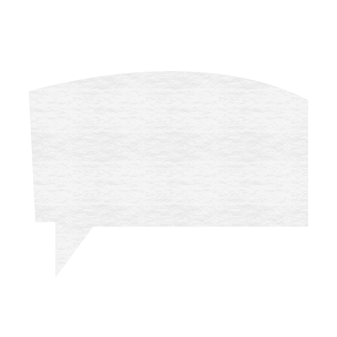 Transparent Speech Bubble Icon with Textured Design