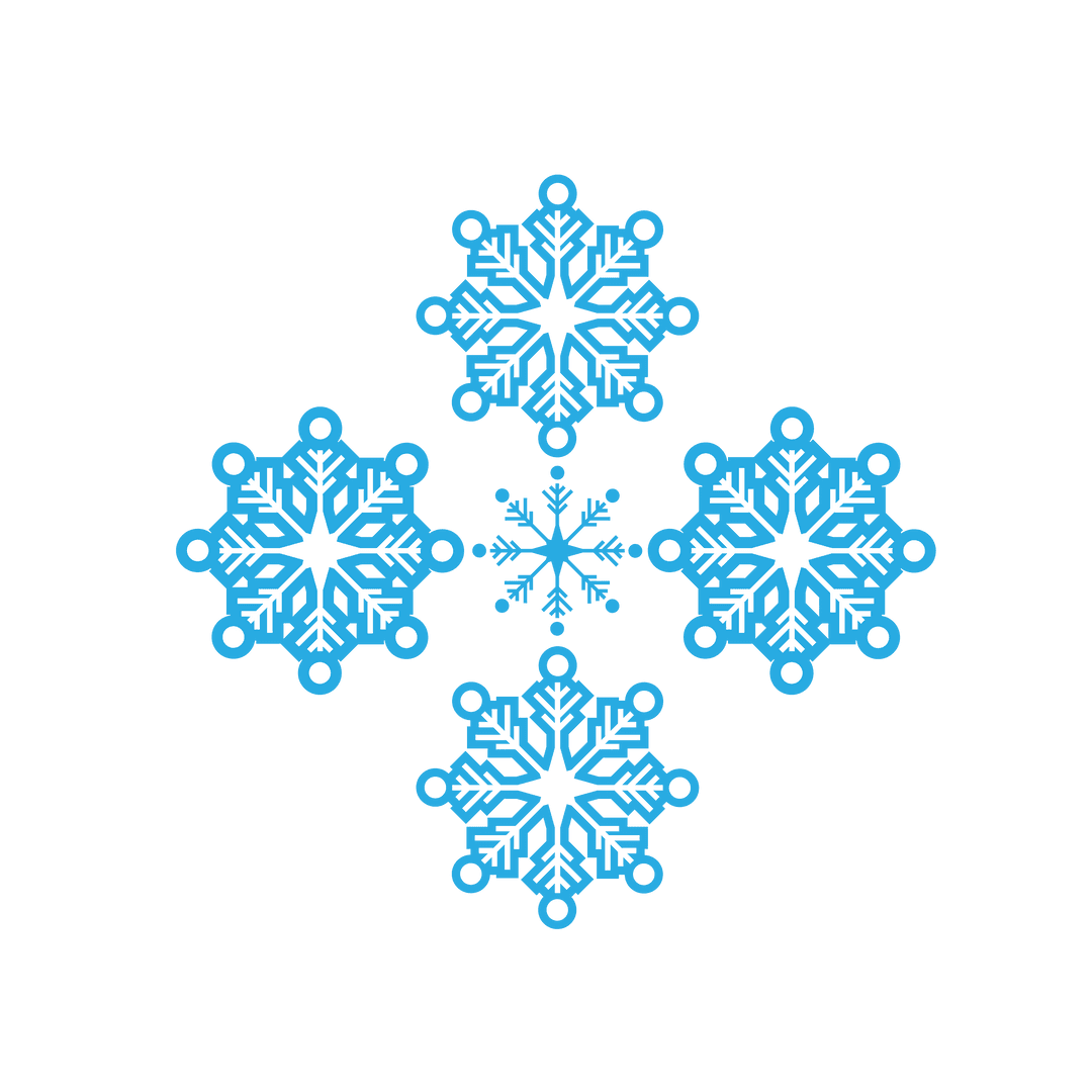 Elegant Transparent Blue Snowflake Pattern Design - Download Free Stock Images Pikwizard.com