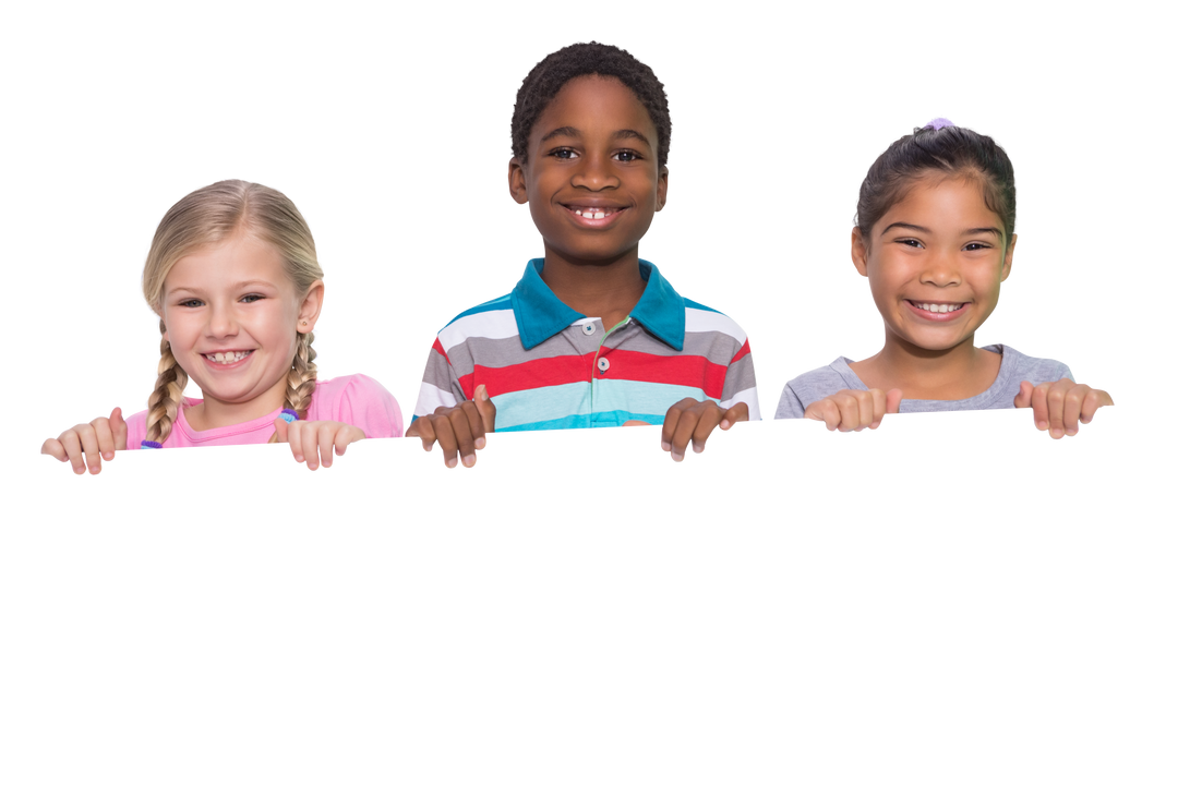 Happy Diverse Children Smiling Together Transparent Background - Download Free Stock Images Pikwizard.com