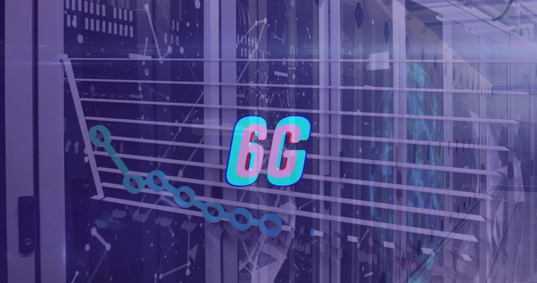 6G Innovation Smart Servers with Global Connectivity Concept