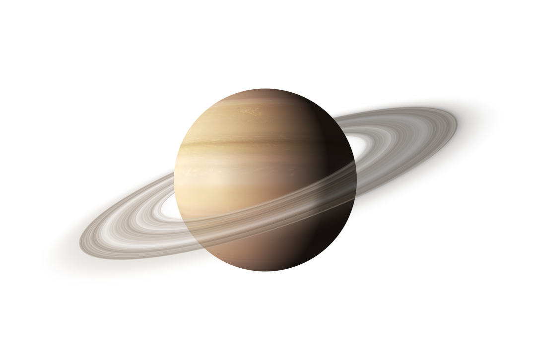 High Quality Transparent Image of Saturn with Stunning Rings - Download Free Stock Images Pikwizard.com