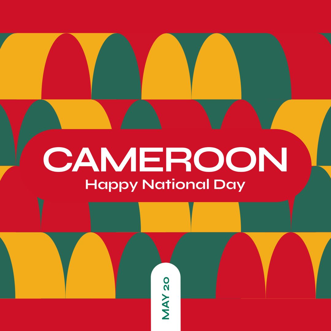 Cameroon National Day Celebration Graphic Design