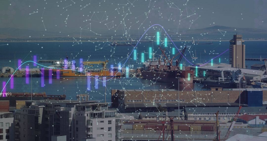 Data Visualization Overlay on Industrial Port Setting