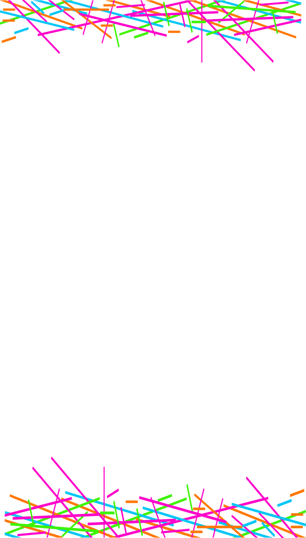 Neon Bars on Transparent Canvas for Futuristic Layouts