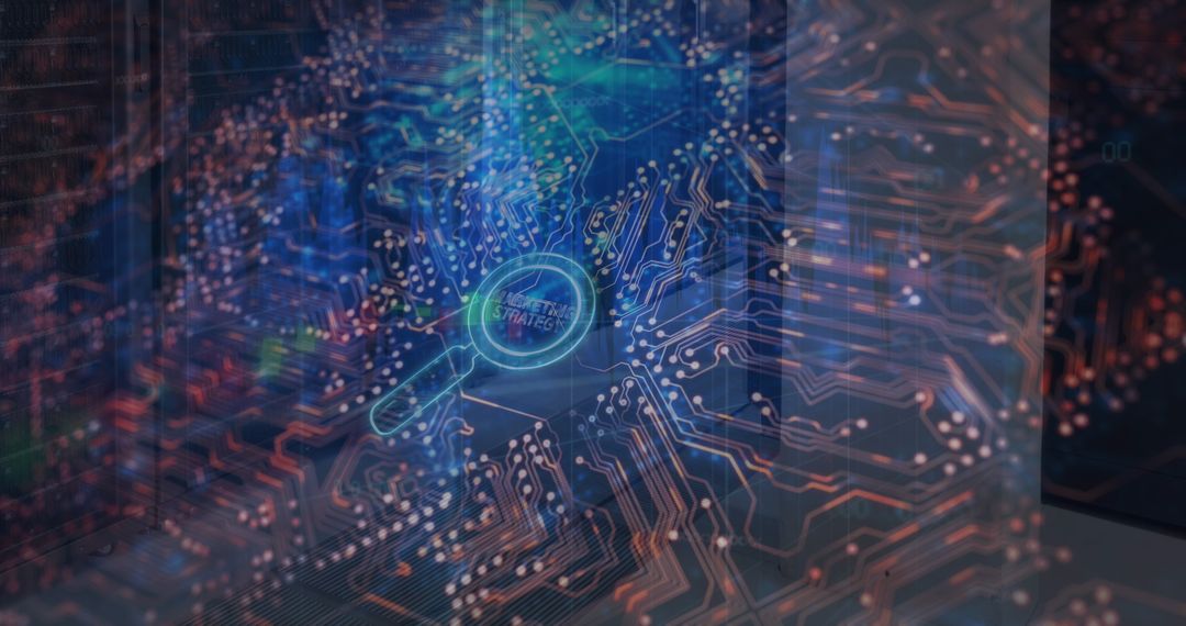 Marketing Strategy and Digital Interface Concept in Server Room