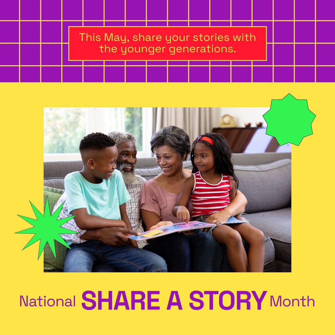 Grandparents Bonding with Grandchildren During Share a Story Month